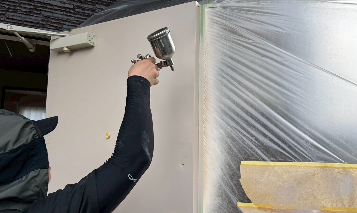 郡山リペア小町　女性リペア職人による玄関ドア補修写真